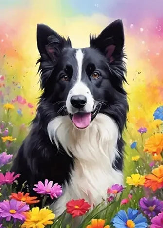 Diamond Art Painting Dog Animal 30X40cm Full Round Drill Picture Of Rhinestones Embroidery Wall Decor Cross Stitch,frameless