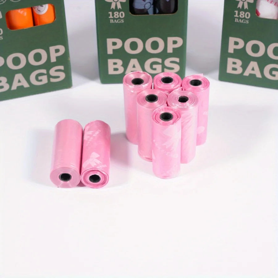 Dog Poop Bags – Extra Thick Leakproof Waste Bags, 120 Count (8 Rolls)
