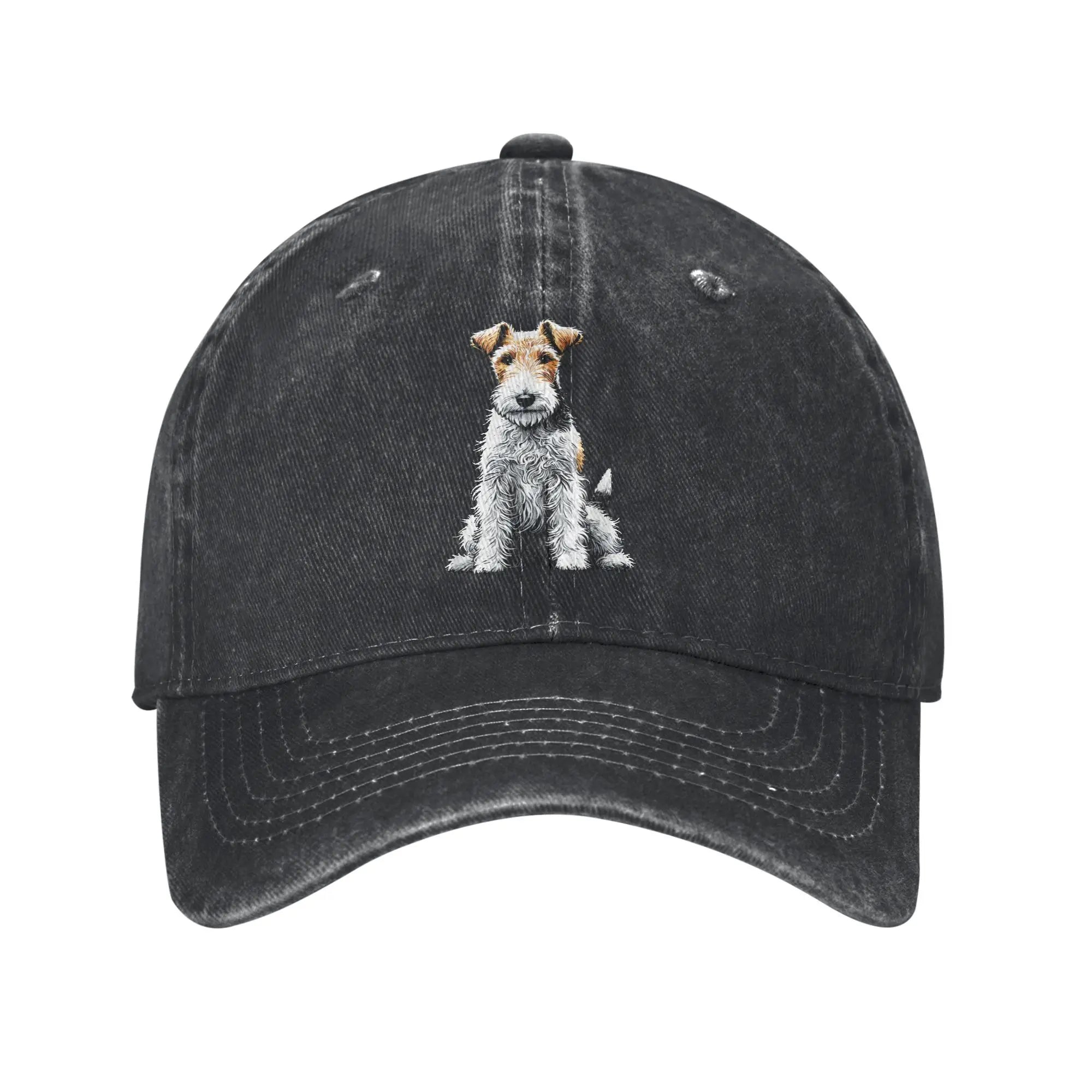 Wire Fox Terrier Baseball Cap — Unisex Trucker Hat