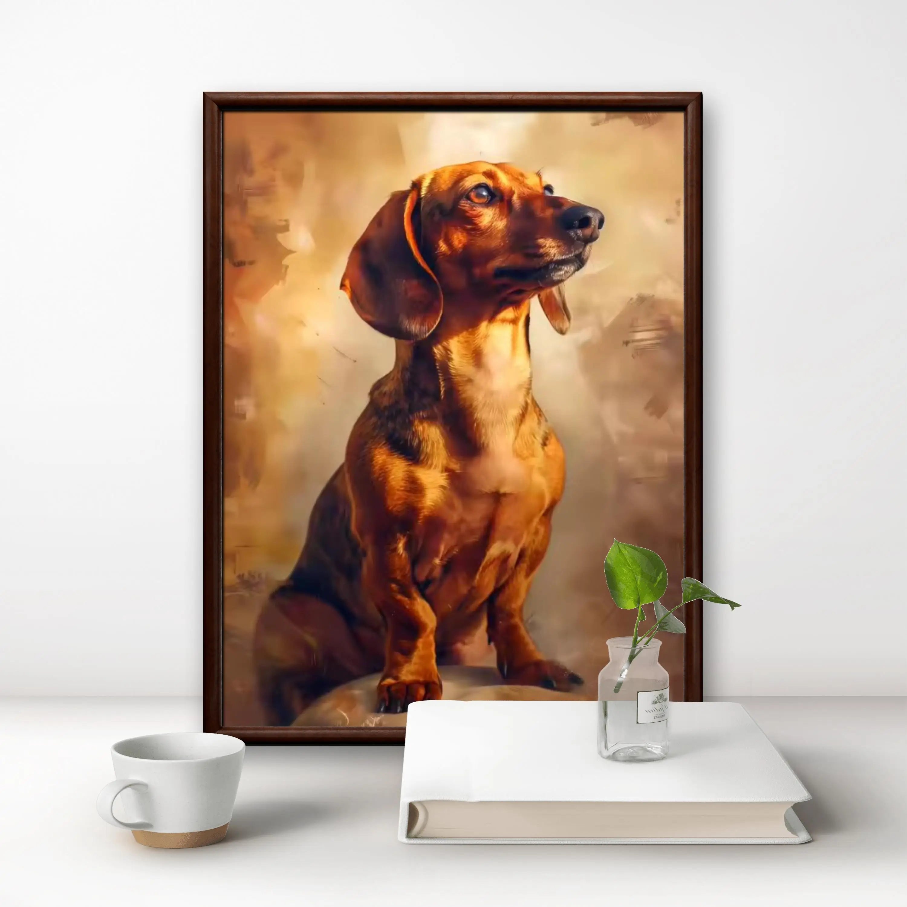 Dachshund 5D Diamond Painting Kit – DIY Dog Art Mosaic Craft for Home Decor