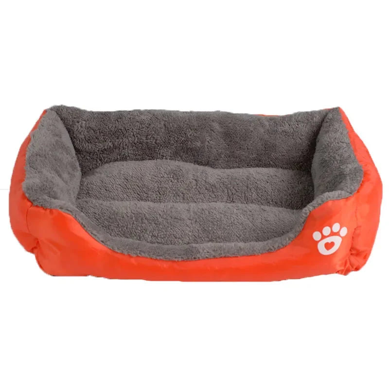Paw Sofa Dog Bed — Waterproof Fleece Pet Bed for Small to Large Dogs (S–3XL)