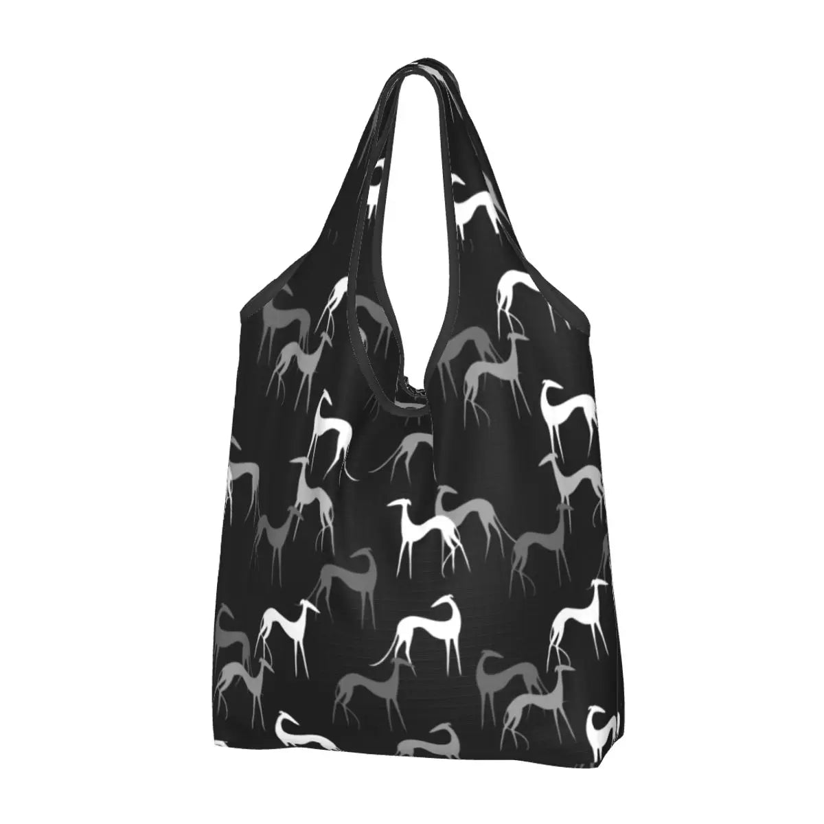 Greyhound Tote Bag — All-Over Print Sighthound Shopping Bag
