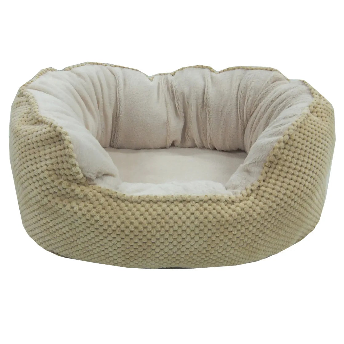 Cloud Nine Wave Sofa Dog Bed — Plush Four-Season Pet Lounger