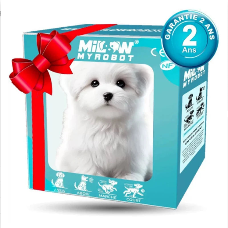 Interactive Plush Robot Puppy Toy — Walking, Barking & Tail Wagging