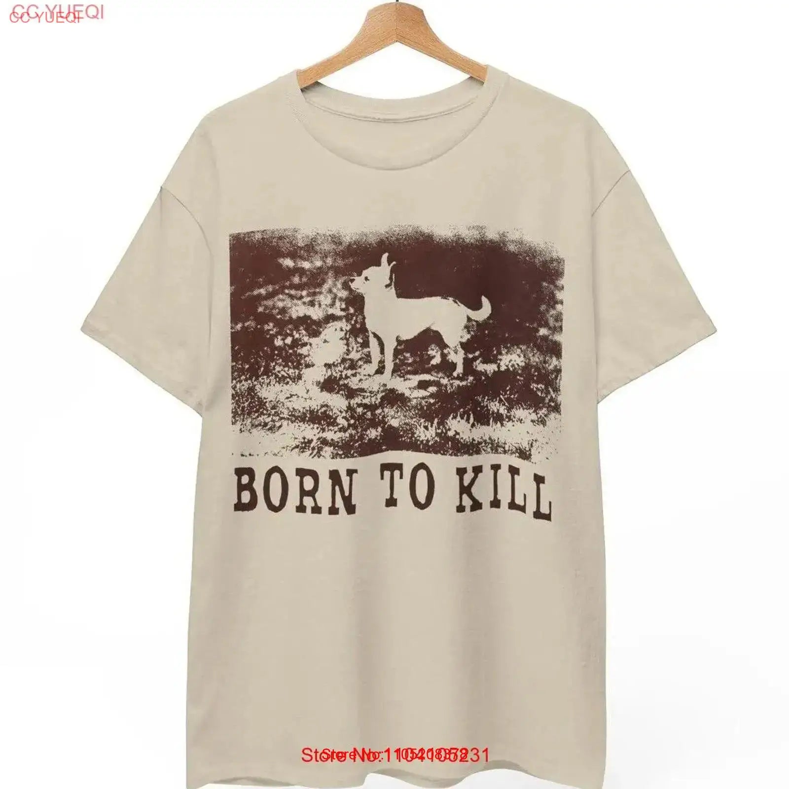 Chihuahua "Born to Kill" Vintage Washed Tee — Unisex Graphic T-Shirt