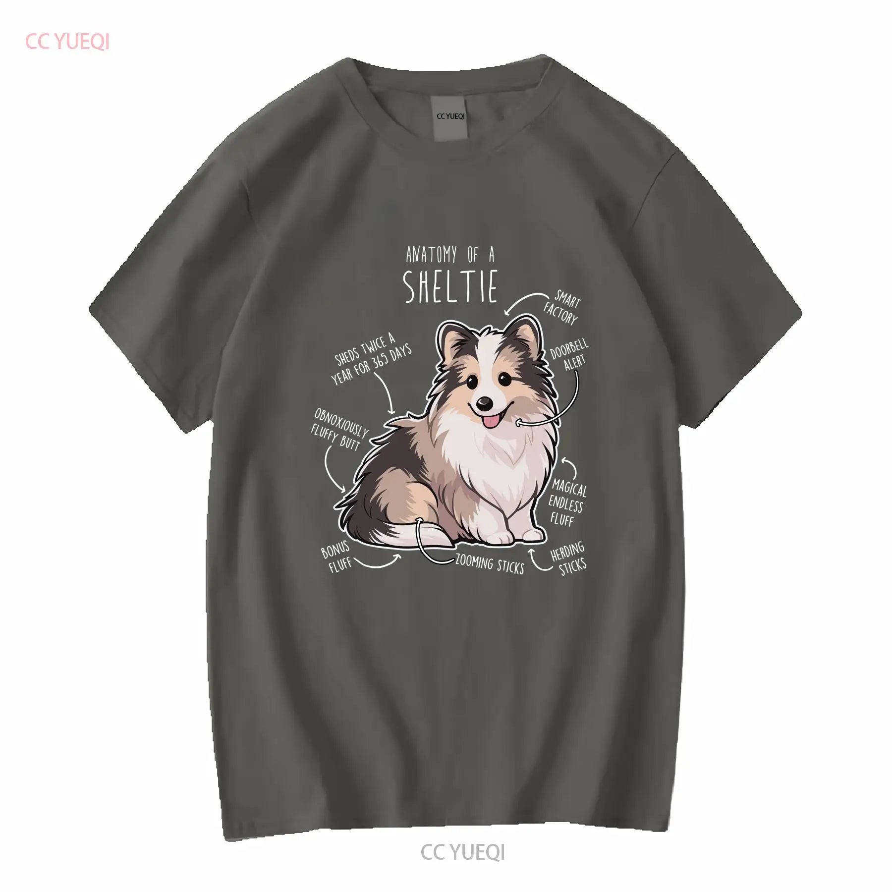Sheltie Dog Lover T-Shirt — Shetland Sheepdog Mom & Dad Tee