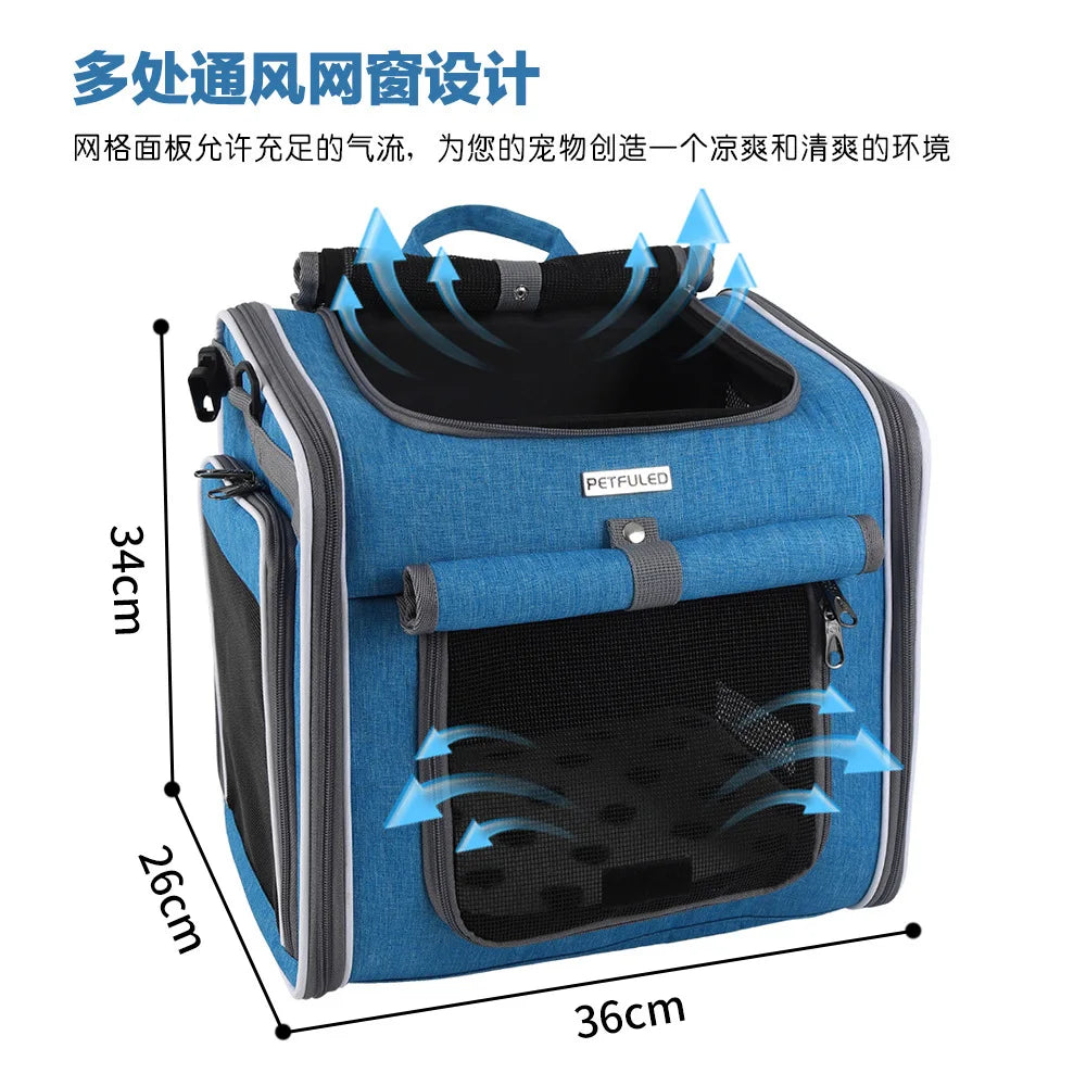 Outdoor Travel Bicycle Rear Pet Bag
