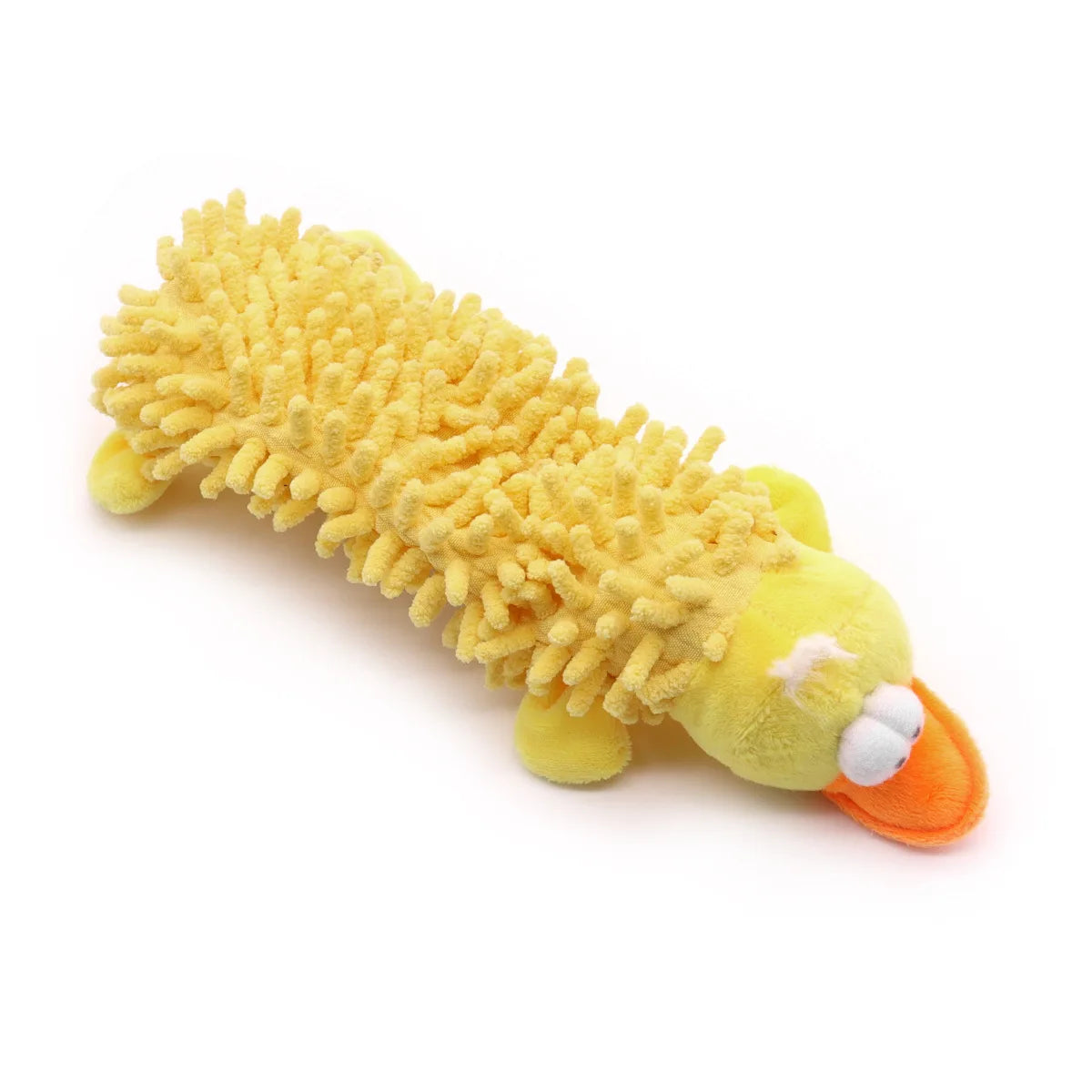 Squeaky Mop Fur Plush Dog Toy – Bite-Resistant Chew Toy