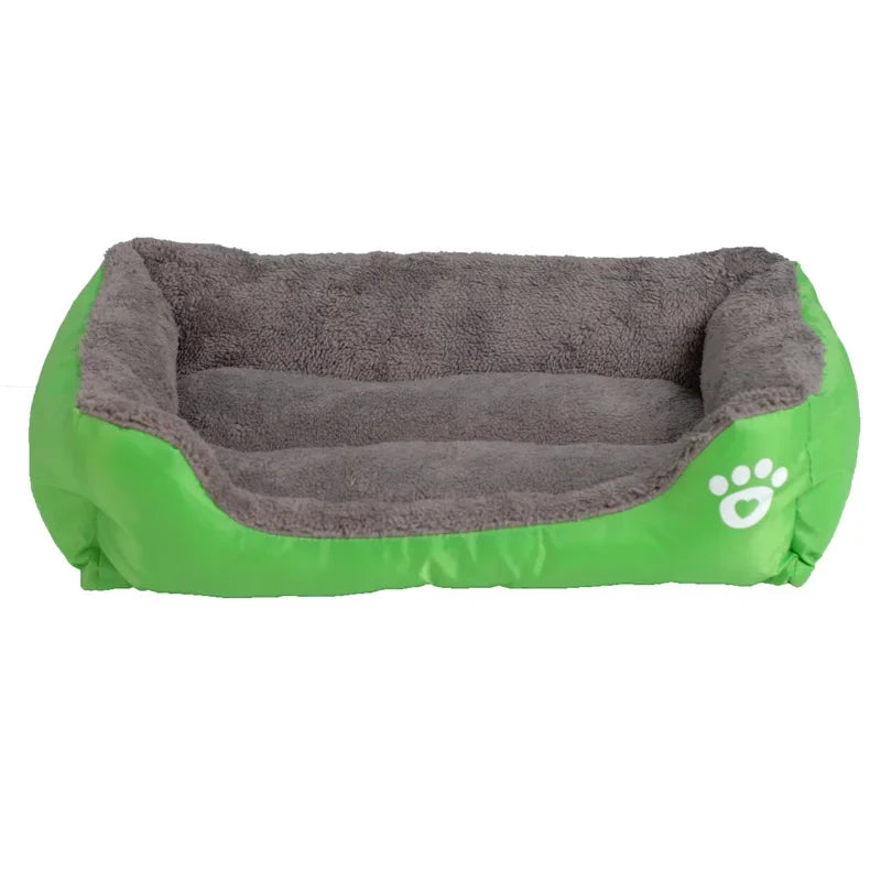 Paw Sofa Dog Bed — Waterproof Fleece Pet Bed for Small to Large Dogs (S–3XL)