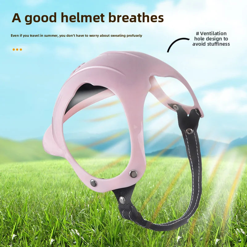 Pet Motorcycle Helmet for Dogs & Cats – Cute Outdoor Headwear Accessory