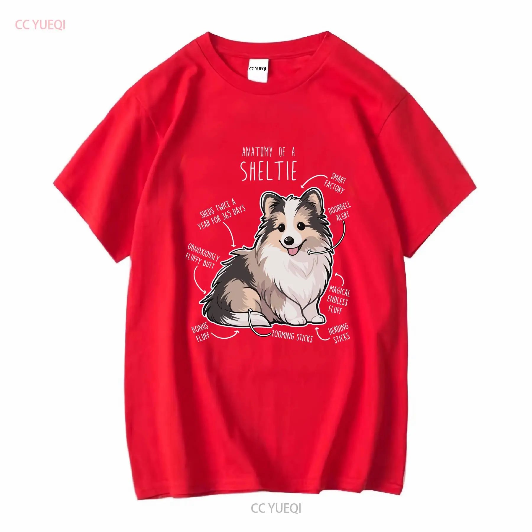 Sheltie Dog Lover T-Shirt — Shetland Sheepdog Mom & Dad Tee