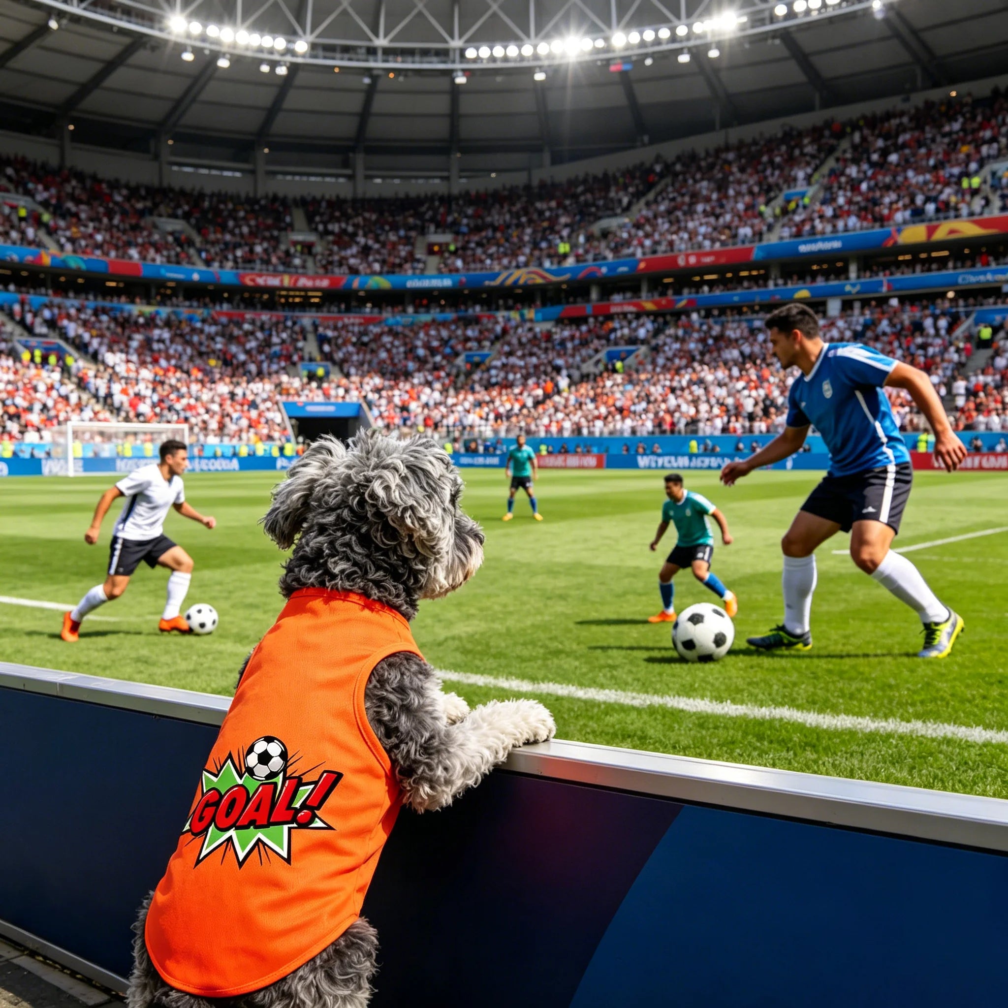 GOAL! Dog Soccer Shirt – Football Fan Pet T-Shirt