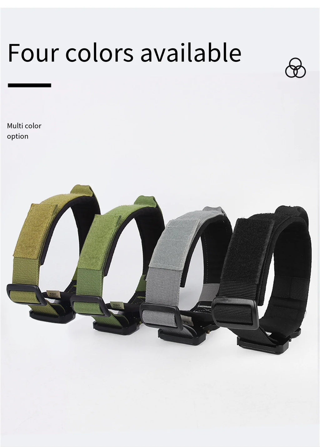 Military Tactical Dog Collar | Durable Nylon Adjustable Collar for Large Dogs