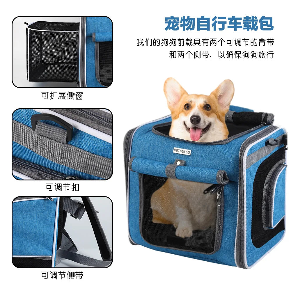 Outdoor Travel Bicycle Rear Pet Bag