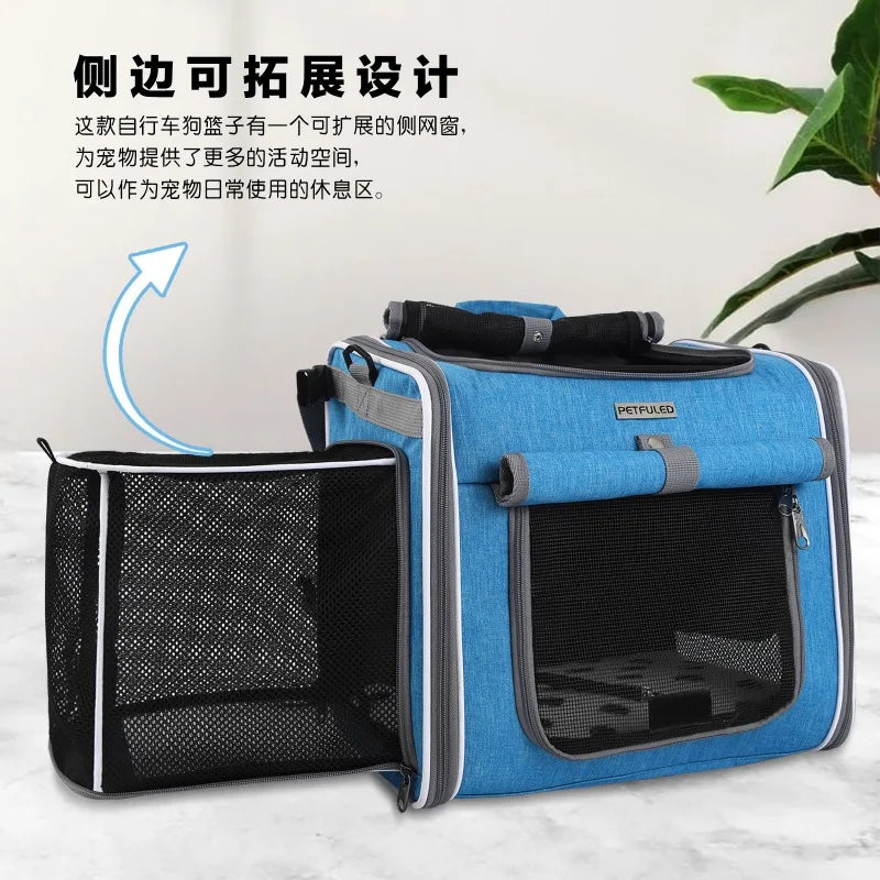 Outdoor Travel Bicycle Rear Pet Bag
