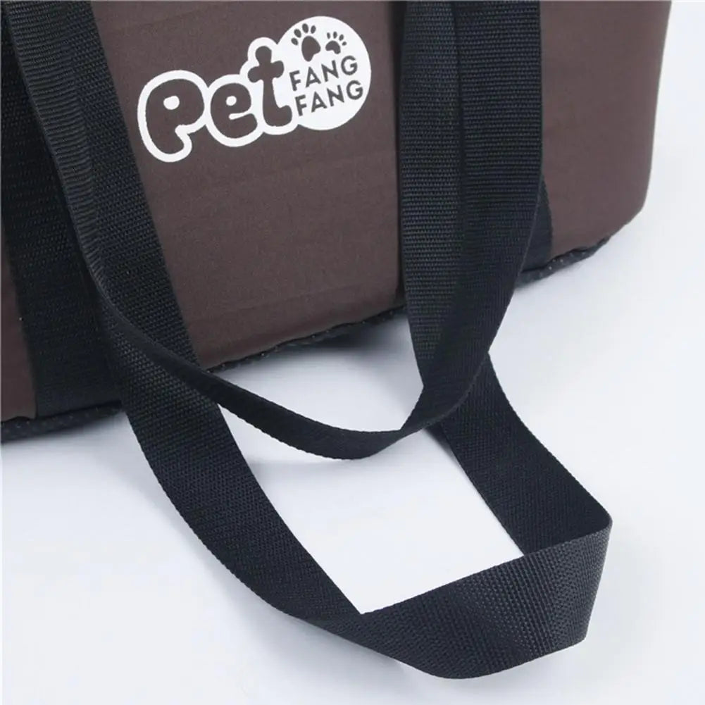 Soft-Sided Pet Carrier Bag — Breathable Travel Tote for Small Dogs & Cats