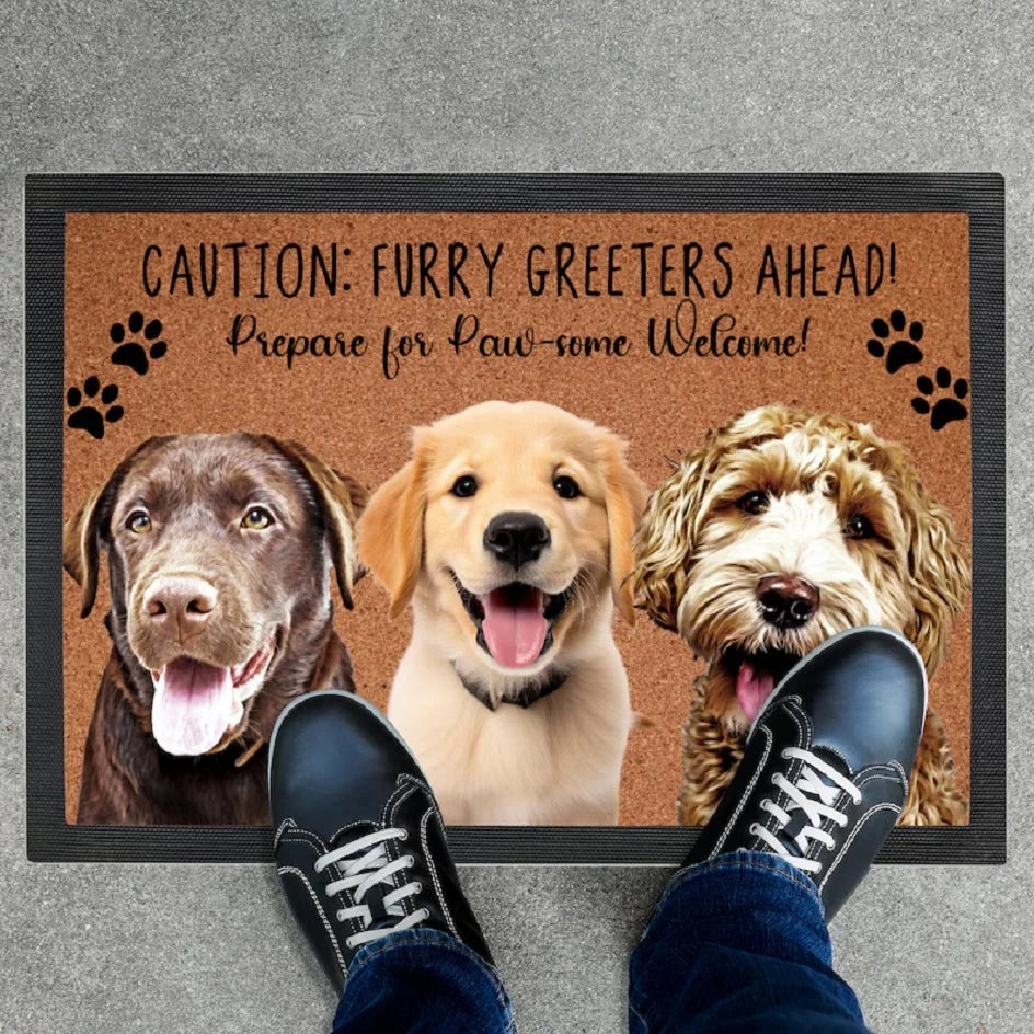 Custom Dog Doormat — Personalized Welcome Mat for Dog Lovers