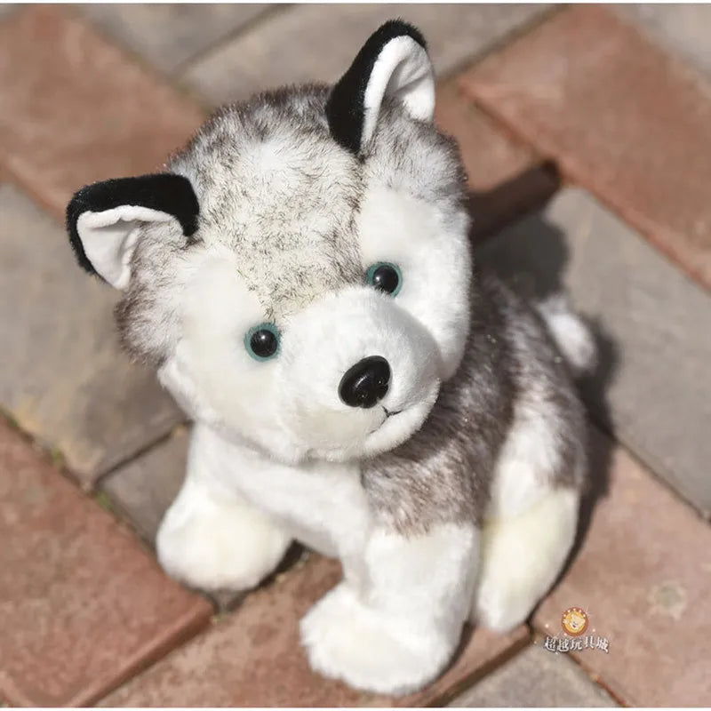 Husky Plush Stuffed Toy – Cute Simulation Husky Dog Doll (10/20cm)