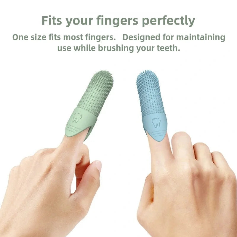 Dog Finger Toothbrush 360° — Food Grade Silicone Dental Care for Dogs & Cats