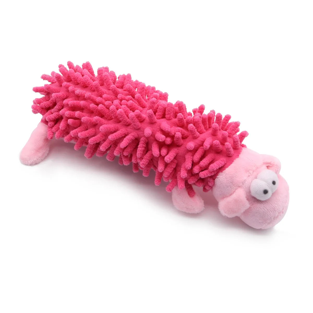 Squeaky Mop Fur Plush Dog Toy – Bite-Resistant Chew Toy