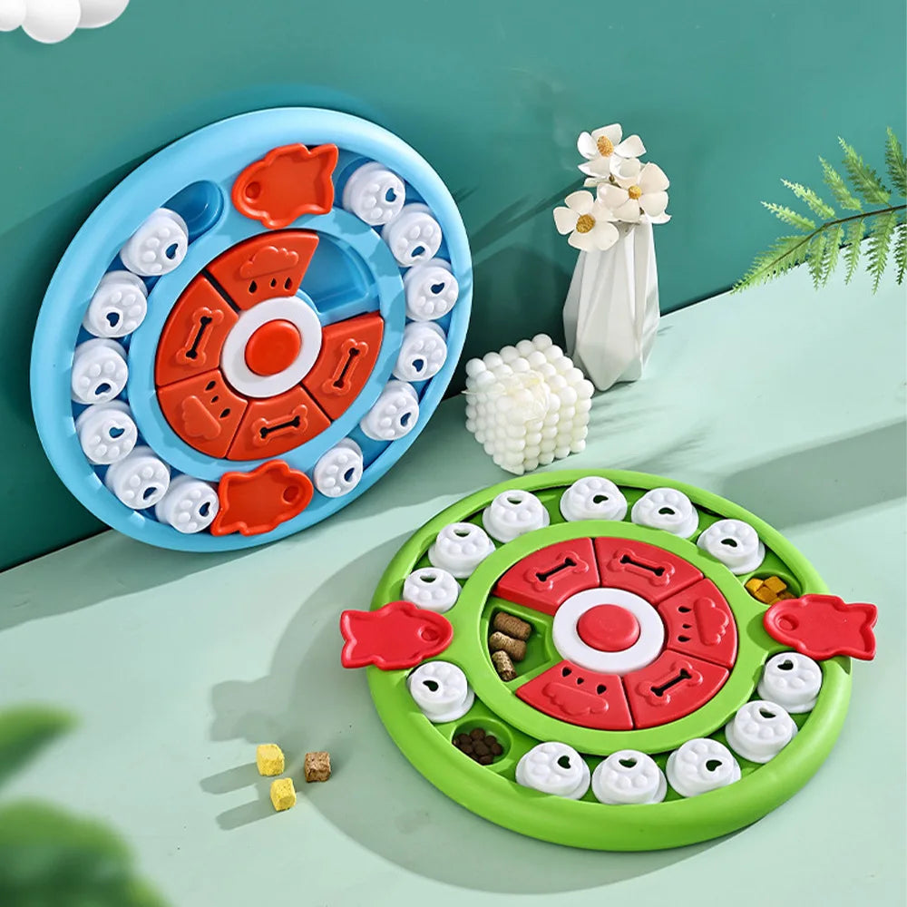 Dog Slow Feeder Puzzle Bowl — IQ Training & Anti-Gulping Food Dispenser