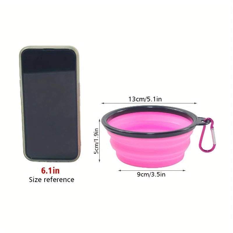 Foldable Dog Travel Bowl