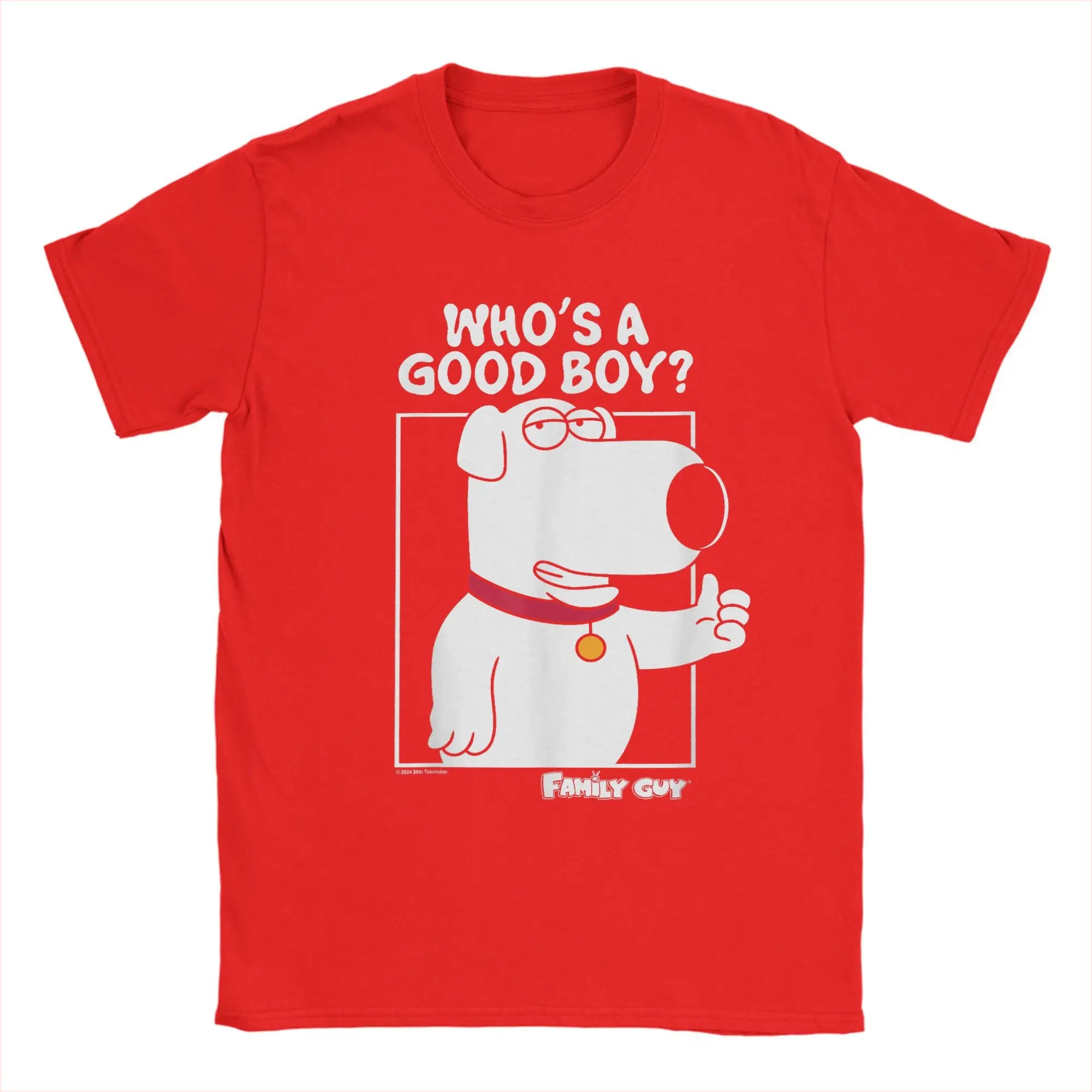 Brian Griffin "Who's a Good Boy" T-Shirt — Family Guy Dog Tee