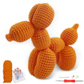 Balloon Dog Crochet Kit for Beginners — Amigurumi Starter Set