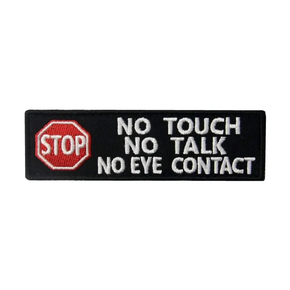 Service Dog Embroidery Patch – Do Not Pet, Medical Alert & Tactical Hook & Loop Patches