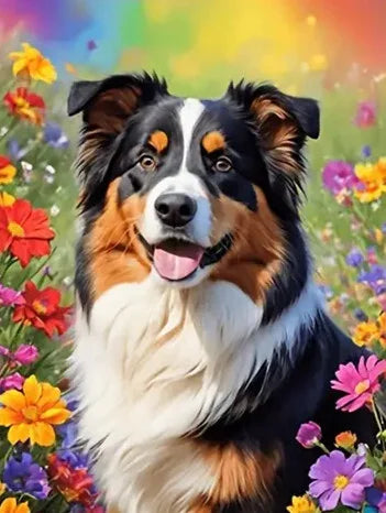Diamond Art Painting Dog Animal 30X40cm Full Round Drill Picture Of Rhinestones Embroidery Wall Decor Cross Stitch,frameless