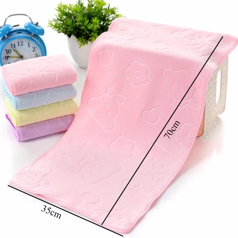 Microfiber Pet Bath Towel – Super Absorbent Dog & Cat Drying Towel (35x70cm)