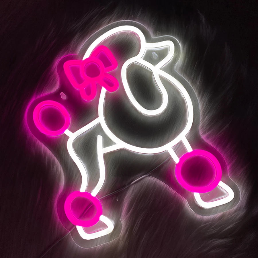 Poodle Dog Neon Sign — LED Wall Light for Bedroom & Home Decor