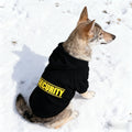 SECURITY Dog Hoodie – Fleece-Lined Pullover for Medium to Large Dogs