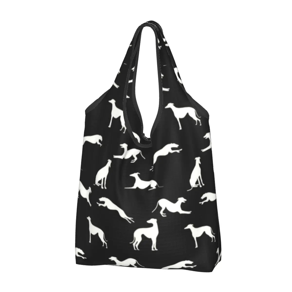 Greyhound Tote Bag — All-Over Print Sighthound Shopping Bag