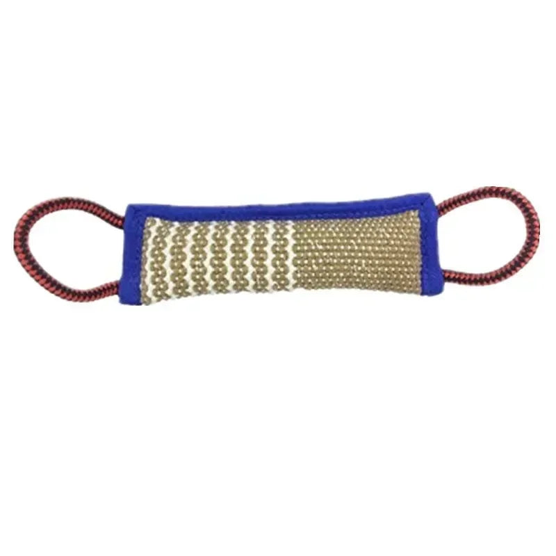 Jute Dog Bite Tug Toy — Durable Training Chew Toy for Medium & Large Dogs