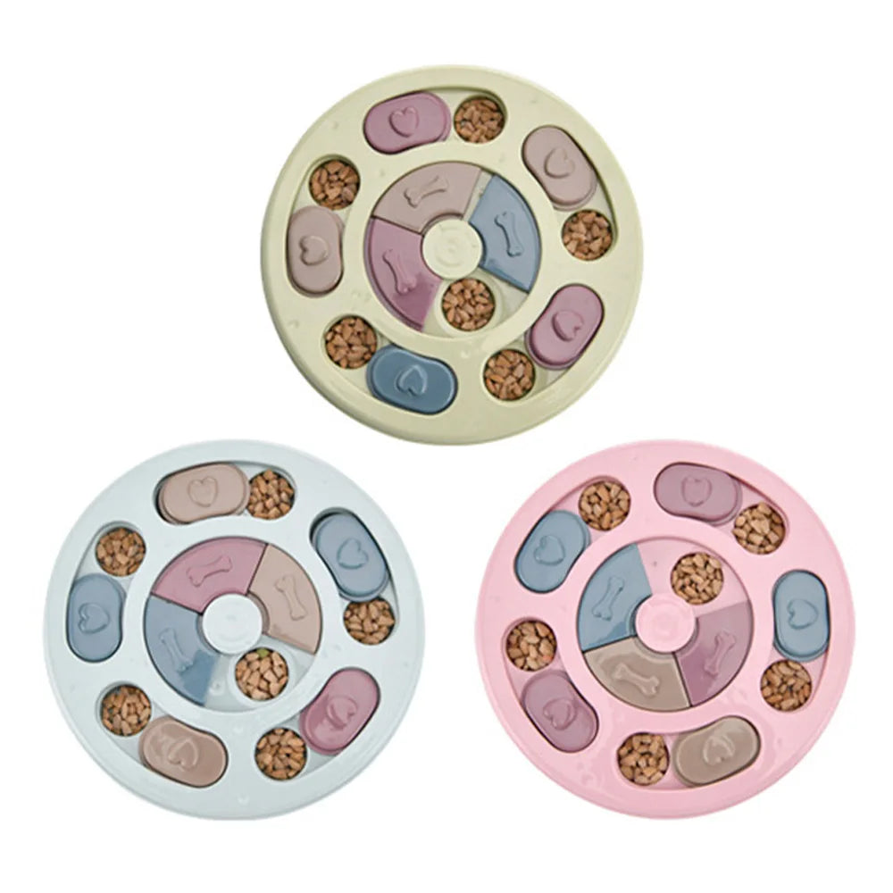 Dog Slow Feeder Puzzle Bowl — IQ Training & Anti-Gulping Food Dispenser