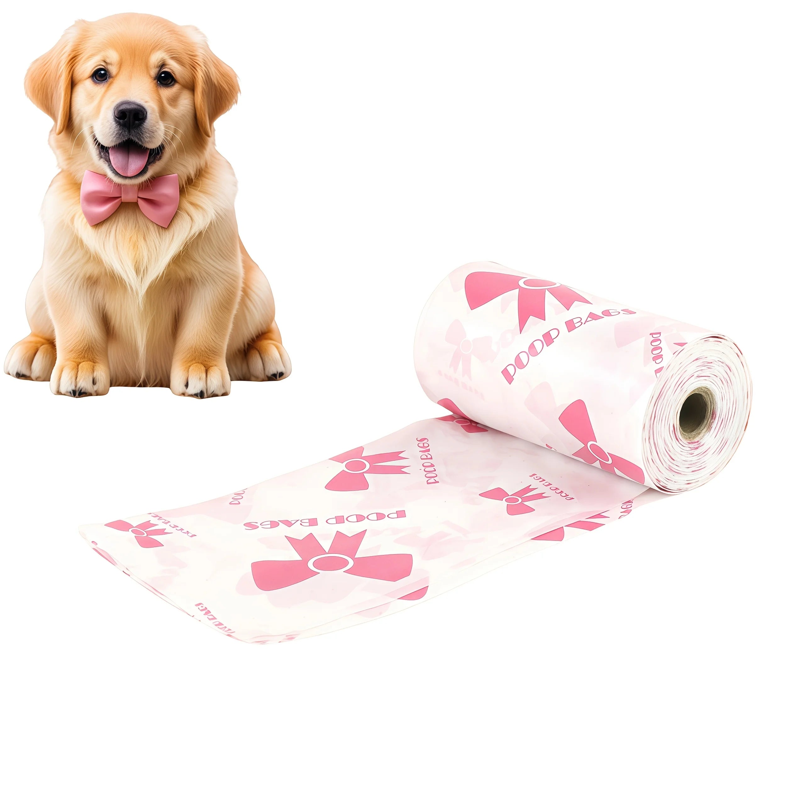 Dog Poop Bags – Extra Thick Leakproof Waste Bags, 120 Count (8 Rolls)