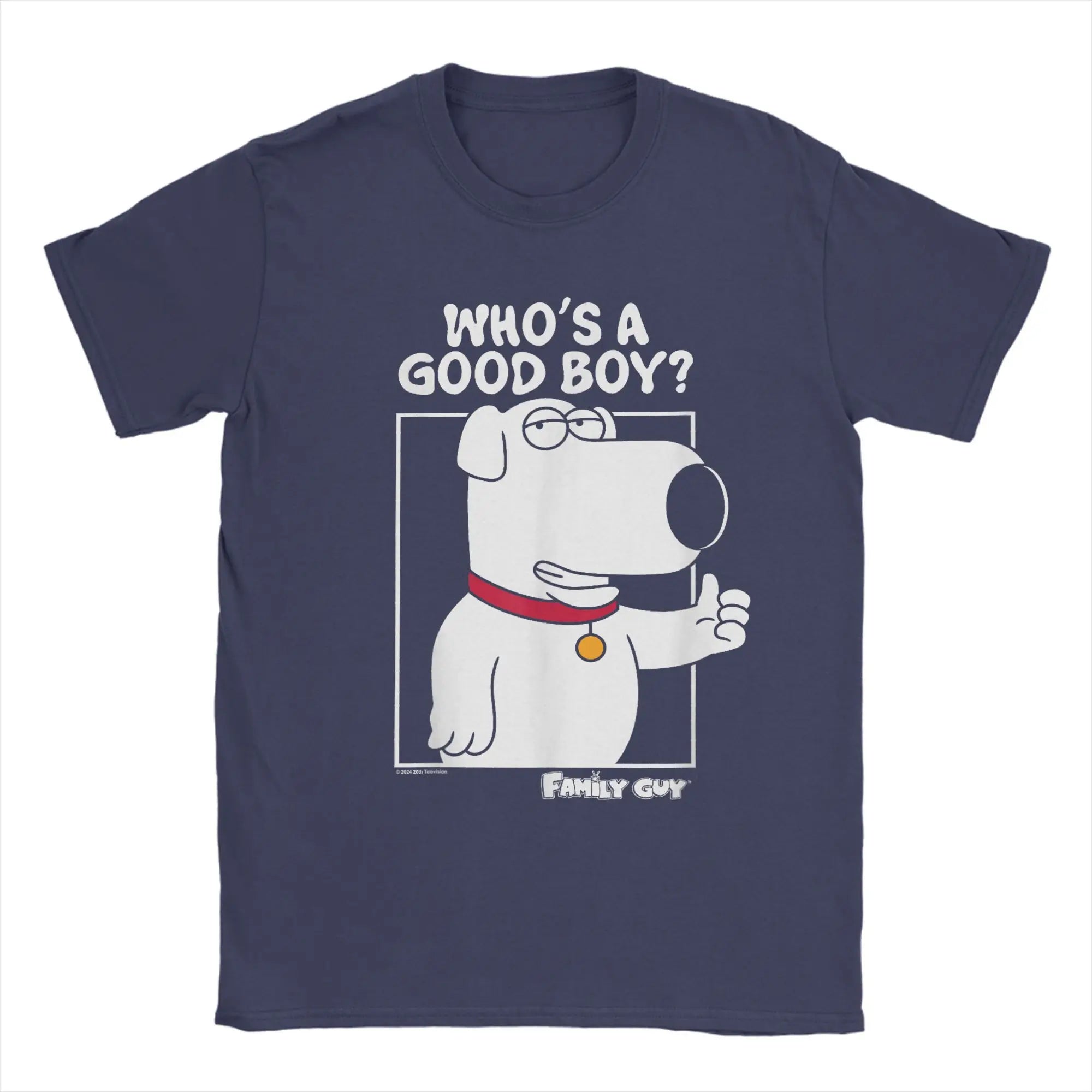 Brian Griffin "Who's a Good Boy" T-Shirt — Family Guy Dog Tee