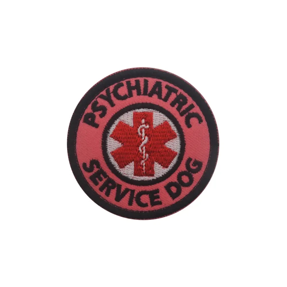 Service Dog Embroidery Patch – Do Not Pet, Medical Alert & Tactical Hook & Loop Patches