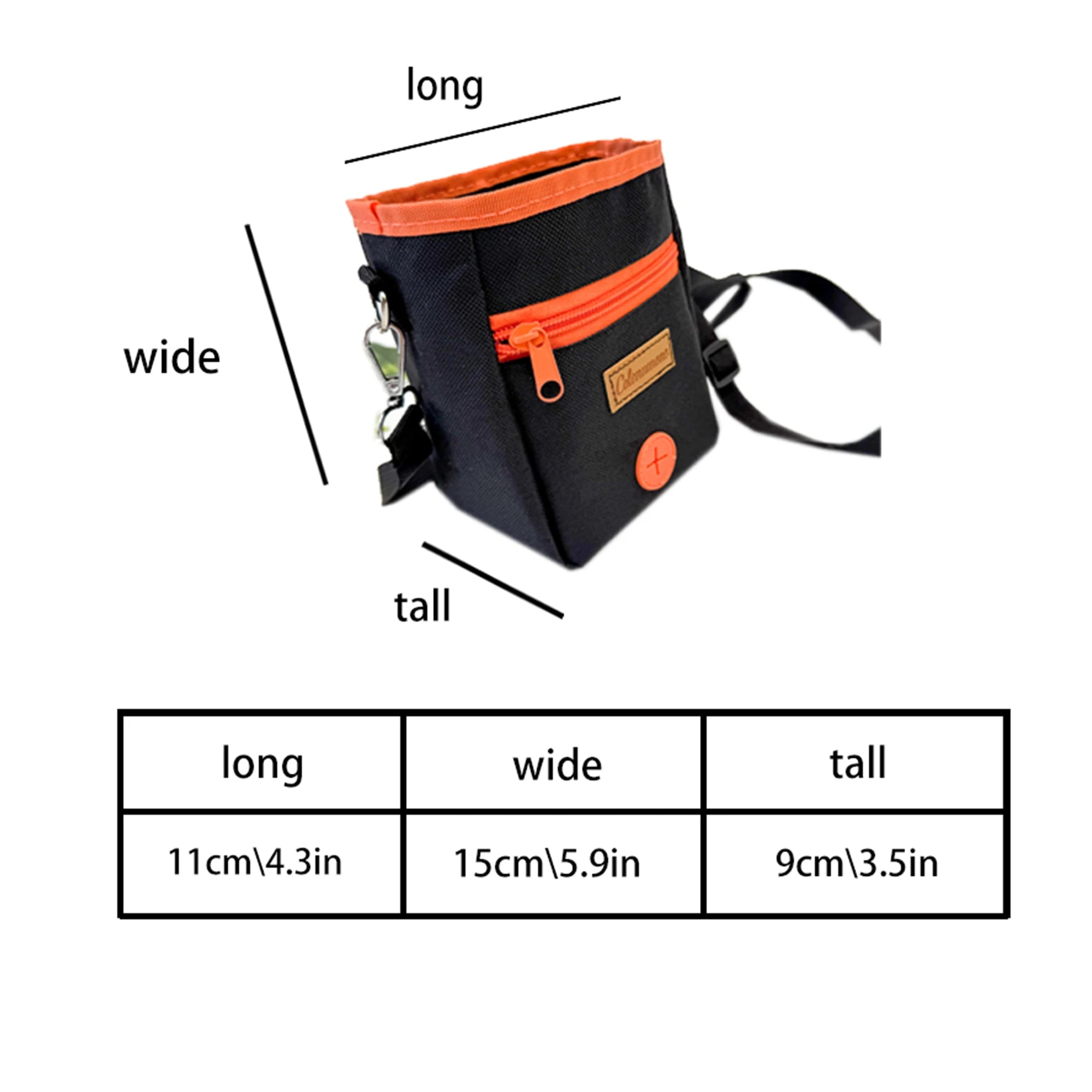 Portable Dog Treat Bag — Training Snack Pouch for Walks & Outdoor Use