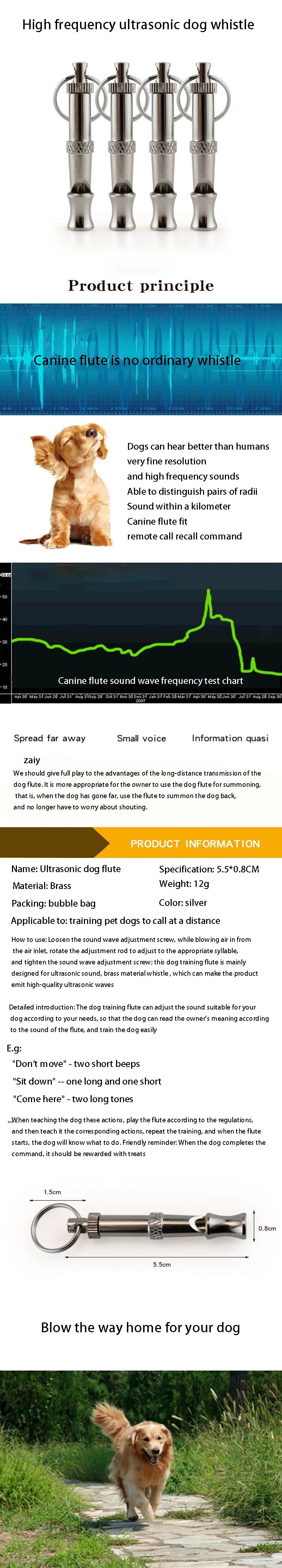 Adjustable Dog Whistle — Stop Barking & Train Your Dog