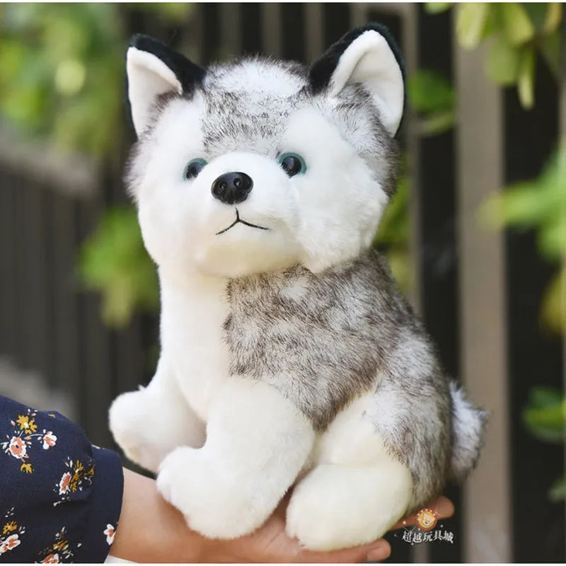 Husky Plush Stuffed Toy – Cute Simulation Husky Dog Doll (10/20cm)