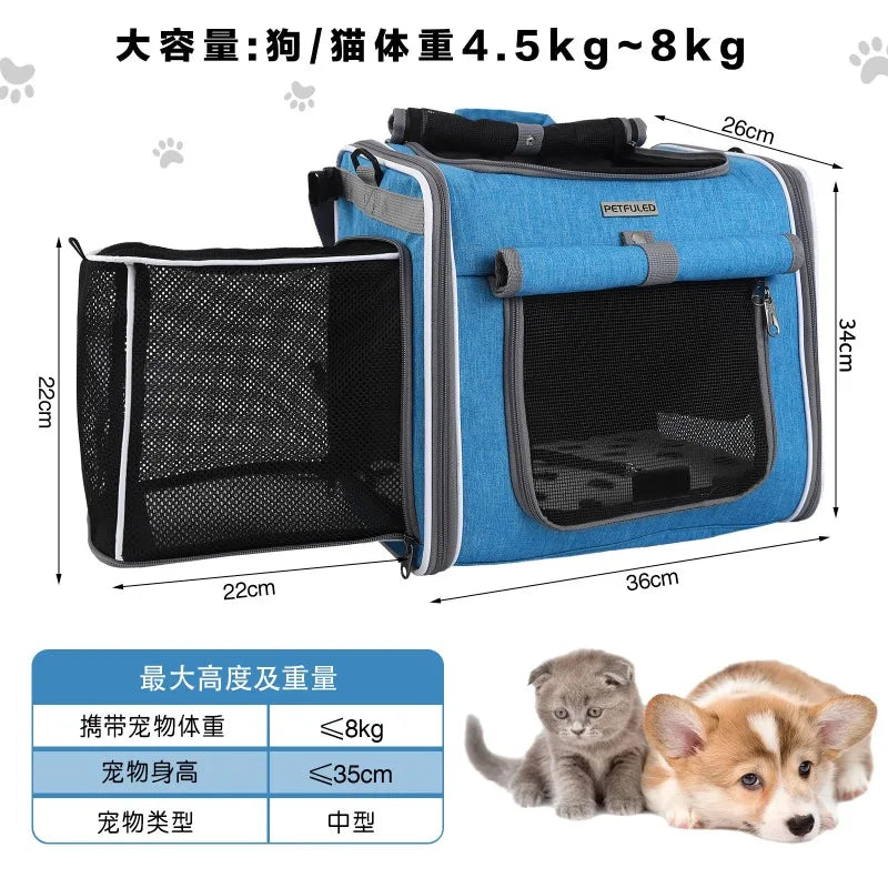Outdoor Travel Bicycle Rear Pet Bag
