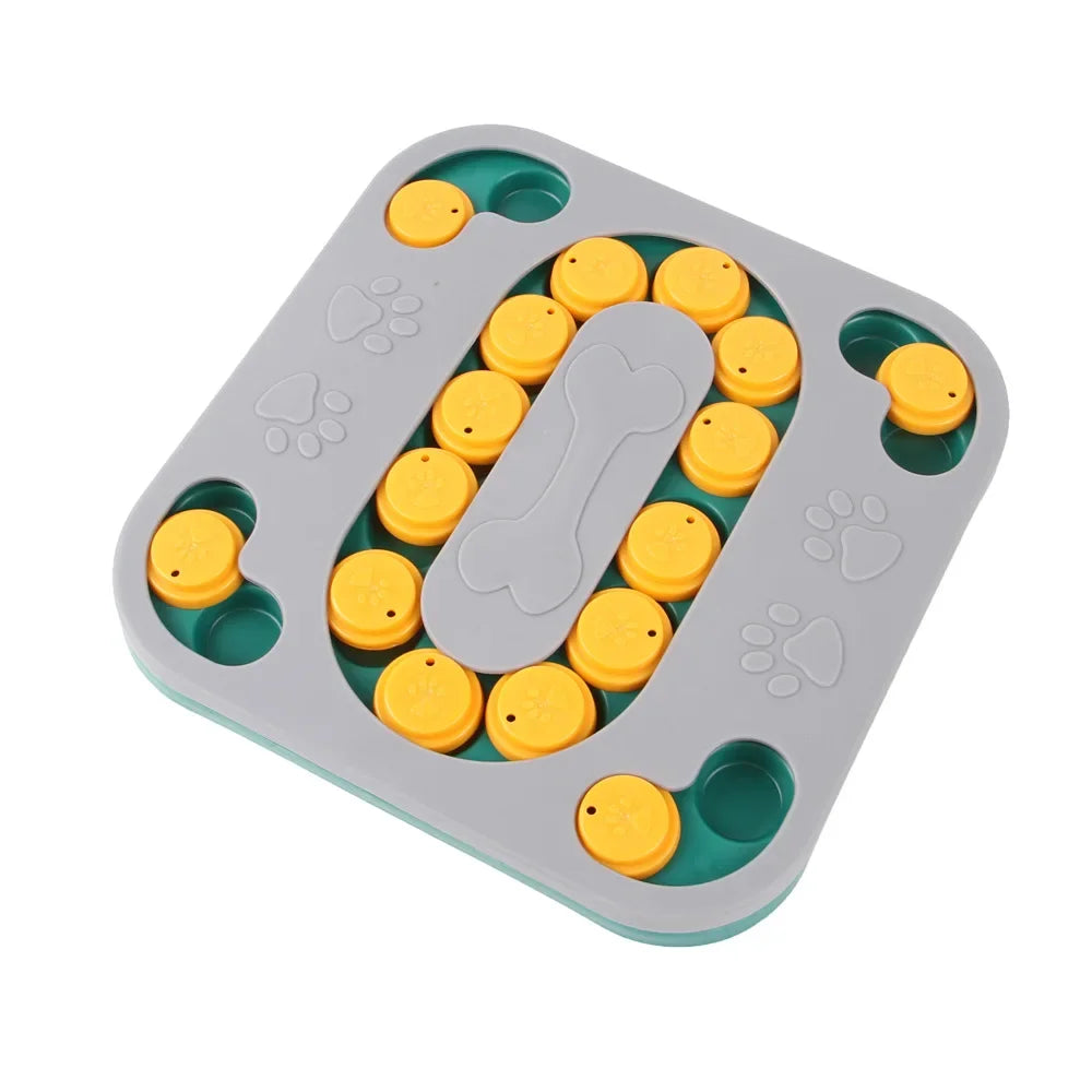 Dog Slow Feeder Puzzle Bowl — IQ Training & Anti-Gulping Food Dispenser