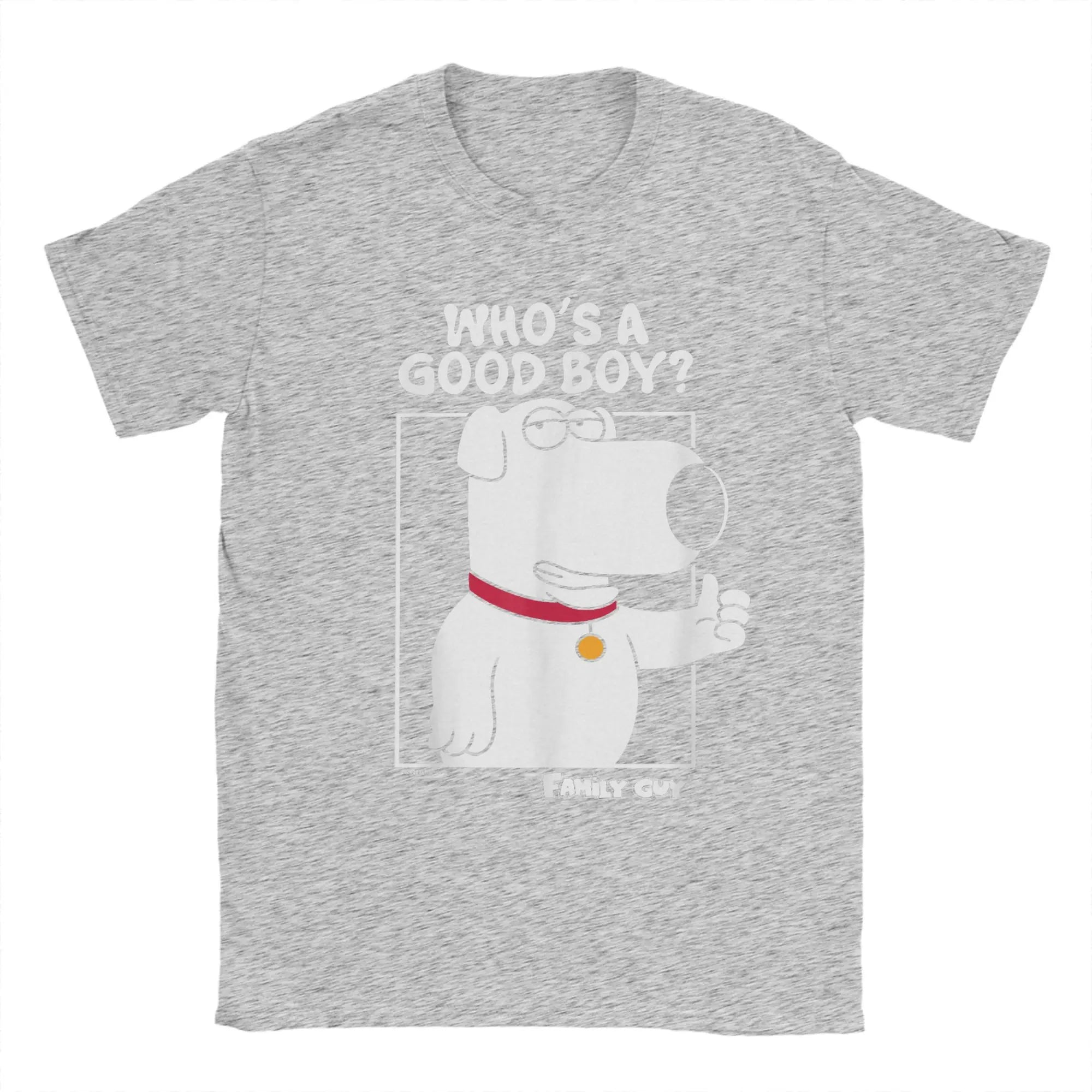 Brian Griffin "Who's a Good Boy" T-Shirt — Family Guy Dog Tee