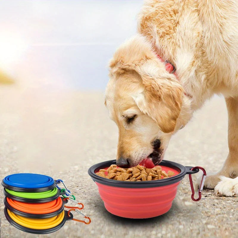 Foldable Dog Travel Bowl