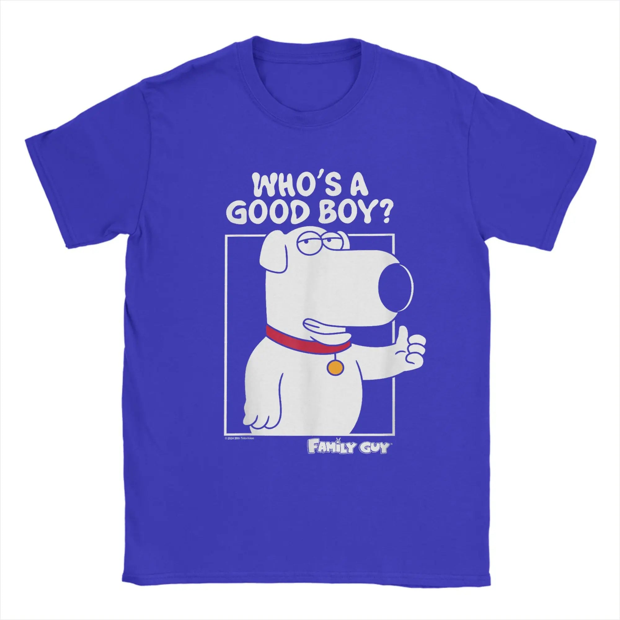 Brian Griffin "Who's a Good Boy" T-Shirt — Family Guy Dog Tee