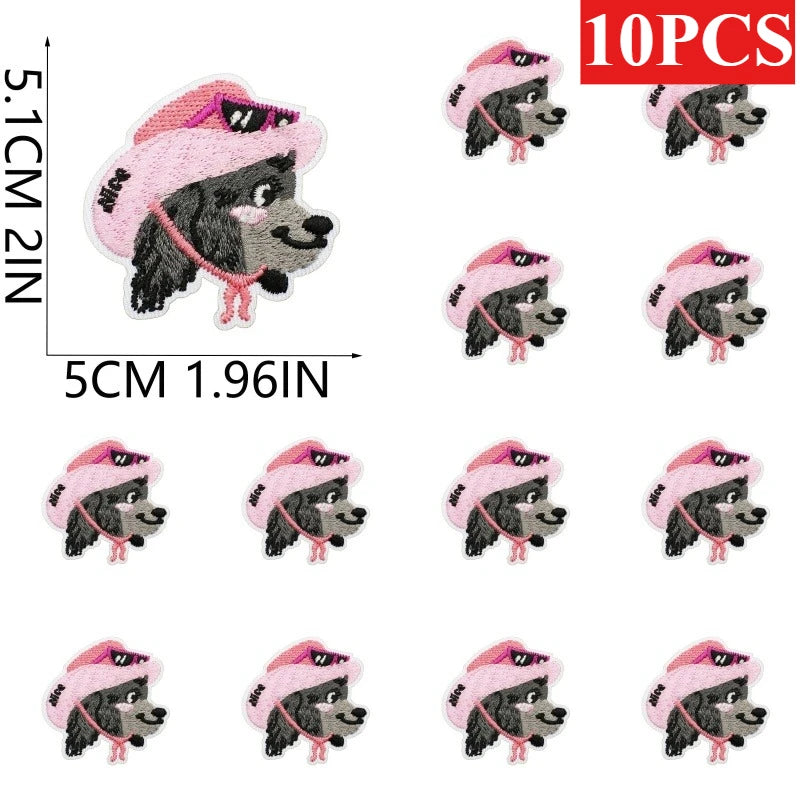 Dog Breed Embroidery Patches Pack – Iron-On Patches for Dog Lovers