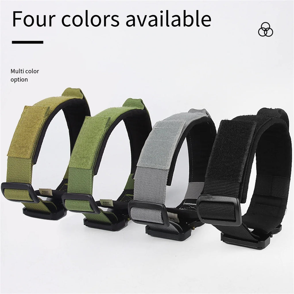 Military Tactical Dog Collar | Durable Nylon Adjustable Collar for Large Dogs