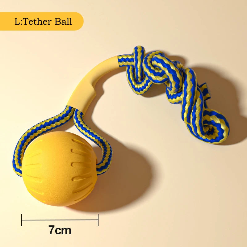EVA Dog Toy Set – Durable Chew Toys, Ball, Tug Ring & Flying Disc for Dogs